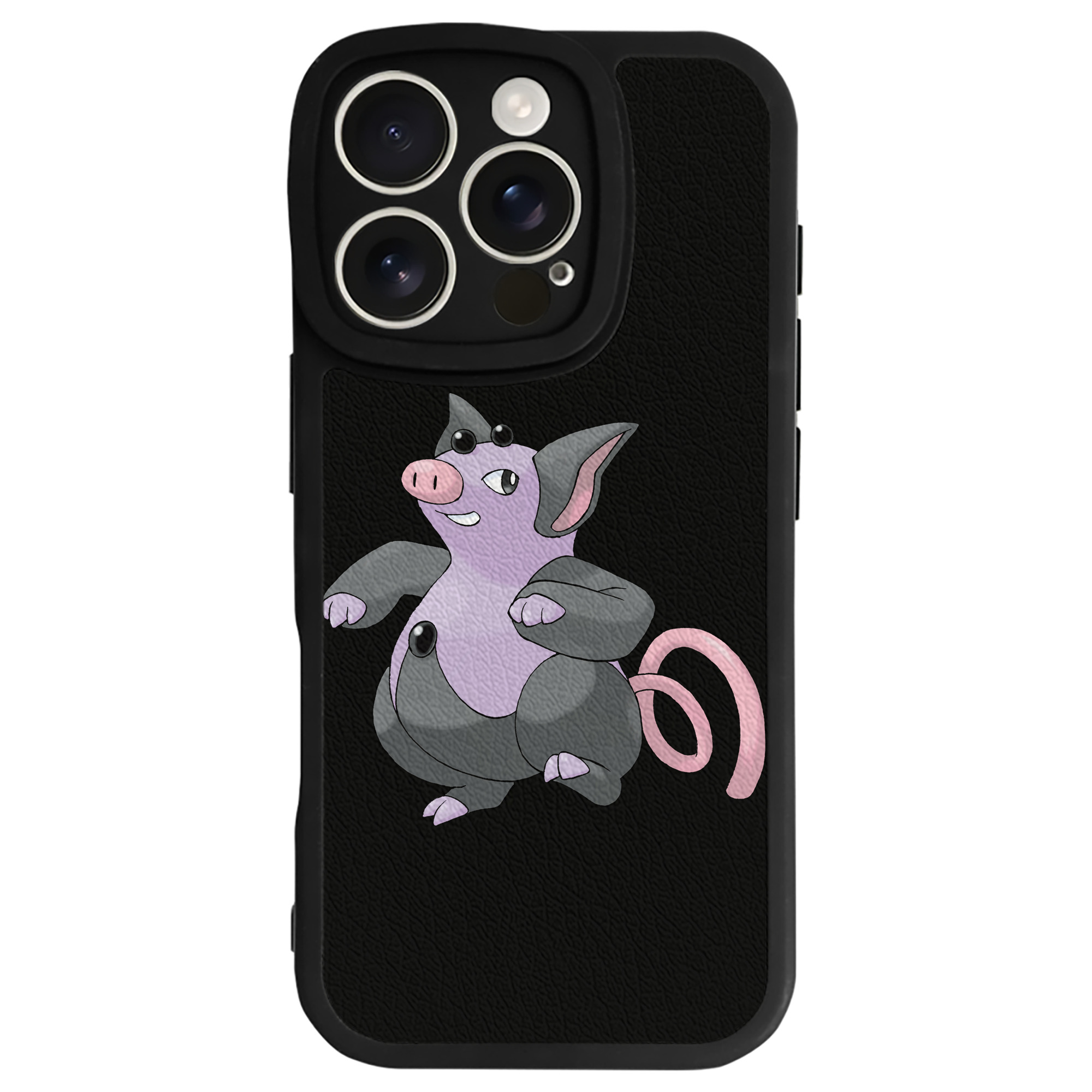 （画像用） ポケットモンスター Pokémon 【iPhone 16シリーズ対応】シリコンスマホケース（レザー調） 材質：シリコン